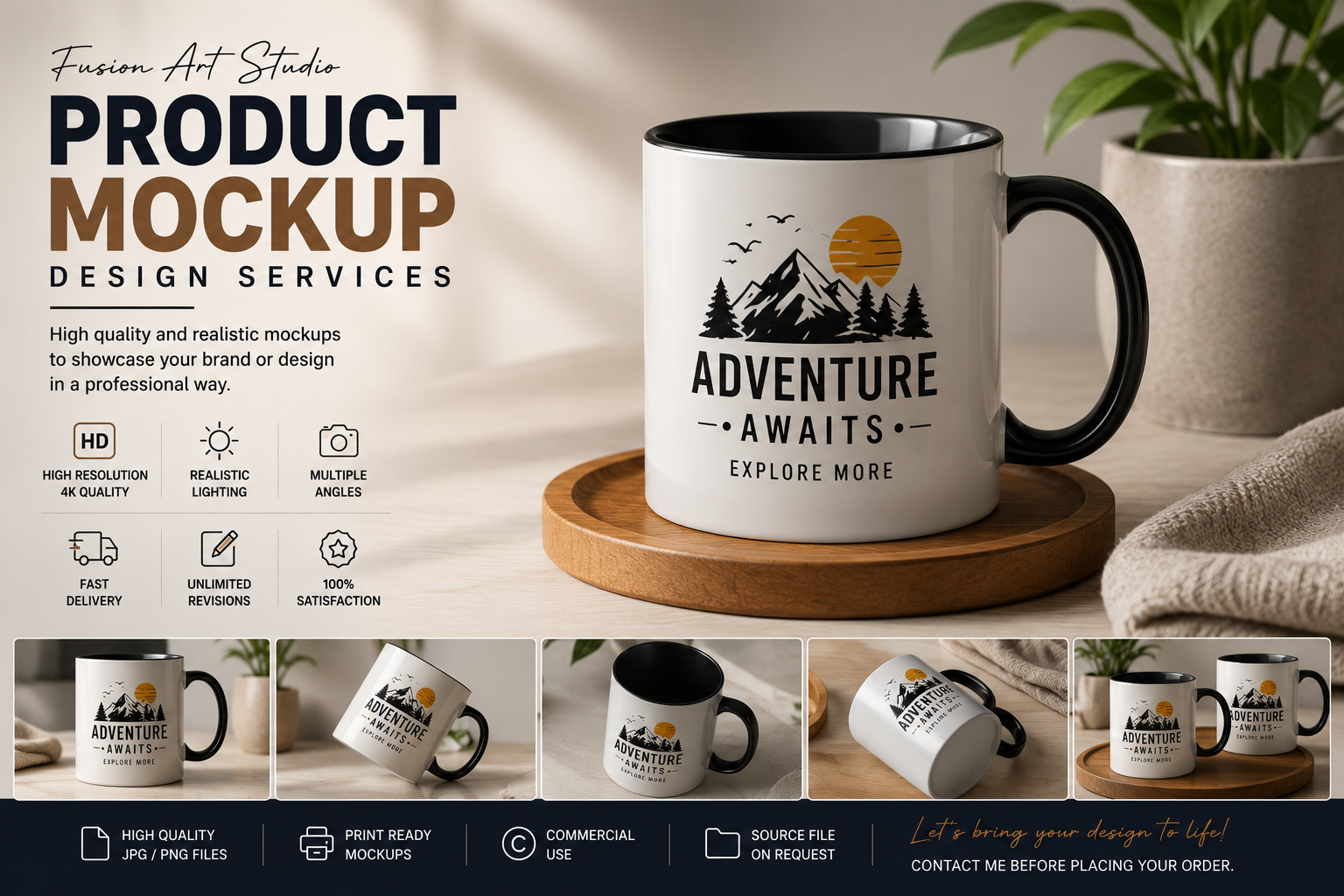 i will create 3d product mockup and 3d max in photoshop